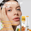 Omexry Lip Lightening For Dark Lips Turmeric Lip Balm Moisturizing Lip Care For Dry Lips Lip Exfoliator Scrub For Lip Softening & Hydration (2Pc)