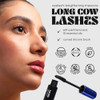 Sarelly Sarelly Mascara Kit Volume Horse Lashes + Long Cow Lashes Waterproof Intense Black Sarelly Creativo Lab