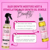 The Mane Attraction Hair Growth Duo Ã¢‚¬Œ Daily Moisture Mist (8Oz) & Stimulating Oil (4Oz) For All Hair Types Ã¢‚¬Œ Promotes Growth Hydration & Scalp Health