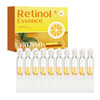 Xiaoks Retinol & Vitamin C Essence Serum For Face - Anti-Aging Facial Serum With Jojoba Oil & Aloe Vera - Day & Night Moisturizing Serum - Travel-Friendly Ampoules (0.05 Fl.Oz X 10E)