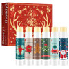 Xiaoks Christmas Lip Balm Set 6 Pcs Festive Themed Lip Balms With Essential Oils For Moisturizing Prevent Dry Chapped Lips Xmas Lip Care Set With Cute Packaging Perfect Holiday S (A-6Pcs)