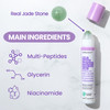 Masque Bar My Ingredients Hydrating Under Eye Serum with 360° Jade Stone Roller Multi-peptides & Hyaluronic Acid Treats Eye Puffiness Dark Circles- Instant Wrinkle Remover -Korean Skincare-20ml