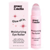 grace & stella Under Eye Brightener with Rose Quartz Rollerball - Hyaluronic Acid & Caffeine Eye Serum for Dark Circles & Puffiness - Travel Size Toiletries Womens Christmas Gifts (15ml / 0.51floz)