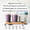 Form Pureblend Protein  Unsweetened and Unflavored Vegan Protein Powder 15g of Plant Protein Powder Unflavored per Serving Perfect for Your Smoothies Cooking and Baking