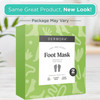 DERMORA Foot Peel Mask | Skin Exfoliating Foot Masks | Dry Cracked Feet Callus Dead Skin Remover | Baby Soft Feet Tea Tree Scent | Pack of 2 | Regular