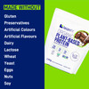 LEANFIT ORGANIC PLANT-BASED PROTEIN Natural Chocolate - Vegan Soy Free Gluten Free Dairy Free Sugar Free - 21g Protein 40 Servings 1.5kg Bag