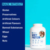 LEANFIT WHEY PROTEIN Natural Chocolate – 100% Whey Protein Powder 25g Protein Per Serving – Grass-Fed Gluten-Free BCAAs Amino Acid - 45 Servings 1.5kg Tub