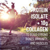 LEANFIT SPORT PROTEIN ISOLATE & MARINE COLLAGEN Chocolate Hazelnut Grass-Fed Protein Isolate and 100% Hydrolyzed Marine Collagen Powder (Type I, III) 30g Protein and 10g Collagen Per Serving 24 Servings 880g Tub