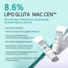 APLB Glutathione Niacinamide Facial Cleanser  LIPO GLUTA NIAC CEN 8.6% 2.71 FL.OZ/Korean Skincare Cares for Tighten Pores & Sebum Long lasting nourishment and deep moisture for soft skin
