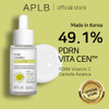 APLB PDRN Vitamin C Ampoule Serum  PDRN VITA CEN 49.1% 1.35 FL.OZ/Korean Skincare Wrinkle Care Elasticity care Moisturize Revitalize for gentle and improve skin texture