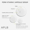 APLB PDRN Vitamin C Ampoule Serum  PDRN VITA CEN 49.1% 1.35 FL.OZ/Korean Skincare Wrinkle Care Elasticity care Moisturize Revitalize for gentle and improve skin texture