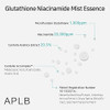 APLB Glutathione Niacinamide Mist Essence  LIPO GLUTA NIAC CEN 22.6% 3.55 FL.OZ/Korean Skincare Replenishing moisture Revitalize for gentle and improve skin texture through Niacinamide