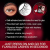 Ardell Press On Lashes Wispies Self Adhesive Eyelashes - Natural Look Faux Mink False Lashes No Glue Eyelashes 1 Pack