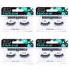 Ardell Natural Lashes False Eyelashes 106 - Black Lightweight Strip Lashes Natural Volume & Length for Everyday Wear 4 Pack