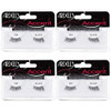 Ardell Accent Half Lashes 318 - Short Wispy Natural Looking Cat Eye Half Lashes for Everyday Wear 4 Pack