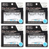 Ardell Pre-Cut False Lashes - Demi Wispies Natural-Looking Strip Lashes Includes DUO Adhesive 4 Pack
