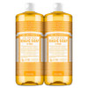 Dr. Bronner's Magic Soap-Pure-Castile Liquid Soap (Citrus 32oz 2-Pack)-Regenerative Organic  Oils 18-in-1 Uses: Body Hair Laundry Pets & Dishes Concentrated Vegan Non-GMO