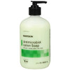 McKesson Antimicrobial Lotion Hand Soap with Aloe 18 oz Pump Bottle [Pack of 12] - Bulk Herbal Scent Keeps Hands Clean and Moisturized Medical-Grade Soap