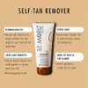 ST. MORIZ Advanced Glycolic Peel Self Tan Remover - Exfoliating Self Tan Eraser Scrub with Glycolic Acid - Removes Old Self Tanner & Dead Skin Cells - Gentle on Skin (6.76 fl oz)