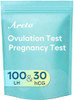 Areta Ovulation & Pregnancy Test Strips: 30 Ovulation Strips & 10 Pregnancy Tests Combo Kit Accurate Athome Fertility Tracker Highly Sensitive Early Pregnancy Detection 30 Lh + 10 Hcg