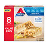 Atkins Lemon Snack Bar Made With Real Almond Butter 1G Sugar Gluten High In Fiber Keto Friendly 8 Count