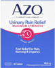 Azo Urinary Pain Relief Maximum Strength Fast Relief Of Uti Pain Burning & Urgency Targets Source Of Pain #1 Most Trusted Brand 48 Tablets