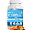 Bio Vitalicasea Moss Ashwagandha & Quercetin Gummies (Bundle) With Bromelain Vitamin C And Zinc & Elderberry + Vitamin D35 In 1 Immune Support