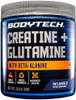 Bodytech Creatine + Glutamine With Betaalanine Advanced Performance Formula Supports Strength Recovery & Endurance (10.8 Oz 30 Servings)
