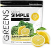 Clean Simple Eats Super Greens Powder Naturally Flavored Greens Powder With Chlorella Spirulina Superfoods & Prebiotic Fiber No Artificial Ingredients Gluten Tropical Greens Flavor 30 Srvg