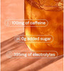 Cure Hydration Plantbased Electrolyte Drink Mix Energy & Dehydration Bundle No Sugar Coconut Water 100Mg Caffeine Nongmo Vegan 14Pack Each: Peach Tea & Berry Pomegranate