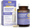 Dailynouri Daily Nouri Menopause Probiotic Supports Hormonal Balance Estrogen Hot Flashes Night Sweats Bloating & Gut Health 3 Clinically Studied Strains + Resveratrol & Vegan Omega Oil 30Day Supply