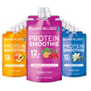 Designer Wellness Protein Smoothie Real Fruit 12G Protein Low Carb Zero Added Sugar Gluten Nongmo No Artificial Colors Or Flavors Strawberry Banana 12 Count