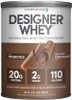 Designer Wellness Whey Natural Whey Protein Powder With Probiotics Fiber And Key Bvitamins For Energy Gluten Gourmet Chocolate 12Oz