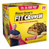 Fit Crunch Protein Bars Snack Size Value Pack Gluten Made With Whey Proteins (20 Snack Size Bars Peanut Butter Crunch)