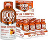 Focus Factor Extra Strength Focus + Energy Shots 12 X 2Oz Bottles (Peach Mango Flavor) Powered By Nootropics With Caffeine Ltheanine Ginkgo Bacopa Ltyrosine Alpha Gpc