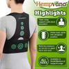 Hempvana Arrow Posture Fully Adjustable Posture Support & Posture Corrector For Upper Body Helps Correct Slouching Text Neck And Hunching Over (S/M)