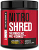 Jacked Factory Nitrosurge Shred Pre Workout Supplement Energy Booster Instant Strength Gains Sharp Focus Powerful Pumps Nitric Oxide Booster & Preworkout Powder 30Sv Fruit Punch