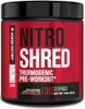 Jacked Factory Nitrosurge Shred Pre Workout Supplement Energy Booster Instant Strength Gains Sharp Focus Powerful Pumps Nitric Oxide Booster & Preworkout Powder 30Sv Fruit Punch