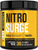 Jacked Factory Nitrosurge Build Pre Workout With Creatine For Muscle Building Con Cret Creatine Powder & Elevatp For Intense Energy Powerful Pump & Endless Endurance 30 Servings Blue Raspberry