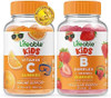 Lifeable Vitamin C Kids + B Complex Kids Gummies Bundle Great Tasting Vitamin Supplement Gluten Gmo Chewable Gummy