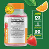 Lifeable Vitamin D Kids + Iron & Vitamin C Kids Gummies Bundle Great Tasting Vitamin Supplement Gluten Gmo Chewable Gummy