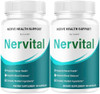 Livorka (2 Pack) Nervital Capsules Official Nervital Advanced Premium Formula Nerve Health Support All Natural Nervital Supplement Vitamins For Overall Health & Wellness Reviews 120 Capsules For 2 Months