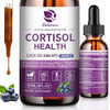 Lukaree Cortisol Supplements For Women 10 In 1 Cortisol Reducer Detox With Ashwagandha Ltheanine Kava Kava Magnesium Lower Cortisol Mood Focus Sleep Support 2 Fl.Oz Blueberry Flavor
