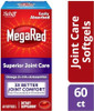 Megared 353Mg Omega3 Krill Oil Joint Care Supplement With Epa/Dha Fatty Acids Antioxidants Hyaluronic Acid No Fishy Burp Aftertaste As With Fish Oil 60 Count Softgels (2 Pack)