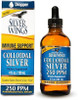 Natural Path Silver Wings Colloidal Silver Liquid Enhanced Immune Support Supplement 250Ppm (1250Mcg) 1Oz Dropper
