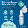 Navage Baby Micromist Saline Inhaler Saline Nasal Spray For Congestion Relief Pediatrician Endorsed Baby Nasal Spray W/Mask & Quiet Continuous Mist (2.8 Oz)