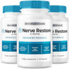 Nutravibe (3 Pack) Nerve Restore “ Nerve Restore Advanced Formula With Natural Ingredients Premium Nerve Restorer To Help Support Relaxation Comfort & Neuropathy Nerve Restored Capsules (180 Capsules)