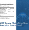 Nutri Nation Methylene Blue Capsules Pharmaceutical Grade 120 Capsules 2 Month Supply For Focus & Cognitive Support For Adults Methylene Blue Supplements Third Party Tested And Made In Usa (1)