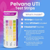 Pelvana Vaginal Ph Test For Women (50 Strips) Athome Bv Yeast Infection & Urinary Tract Infection Test (50 Uti Strips) Accurate 3Parameter Nitrite Leukocytes & Ph Readings & Easy Athome Testing