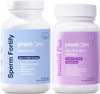 Premom Male Sperm Fortify Capsules Male Fertility Supplements For Men Inositol Plus Bundle “ Fertility Support For Women “ 120 Count